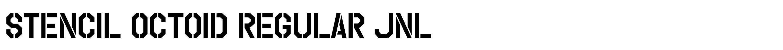 Stencil Octoid Regular JNL